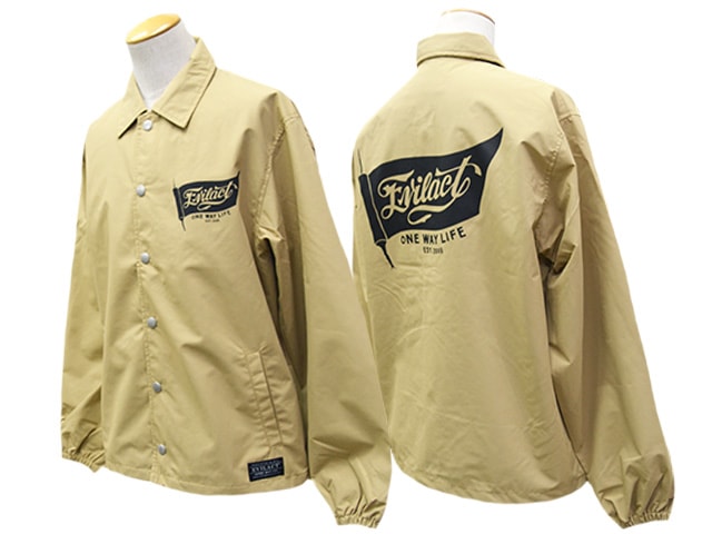 全3色【EVILACT/イーブルアクト】2026AW「FLAG 2LAYER COACH JACKET
