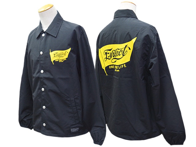 全3色【EVILACT/イーブルアクト】2026AW「FLAG 2LAYER COACH JACKET