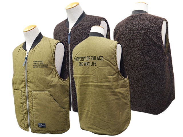 全3色【EVILACT/イーブルアクト】2026AW「CODE RV VEST/コード
