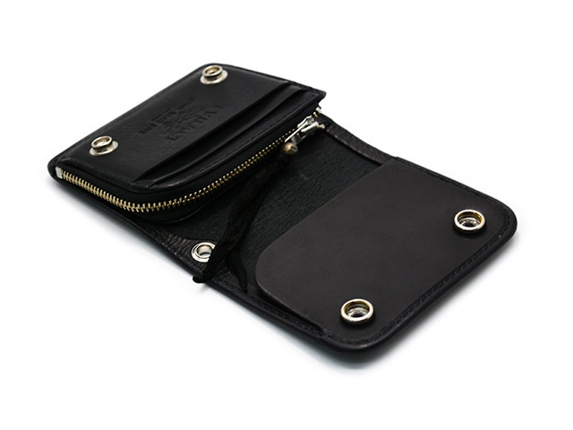 茶芯 EVILACT(イーブルアクト) トラッカーウォレット EVILACT/イーブルアクト】×【AWAKE/アウェイク】「Leather Short