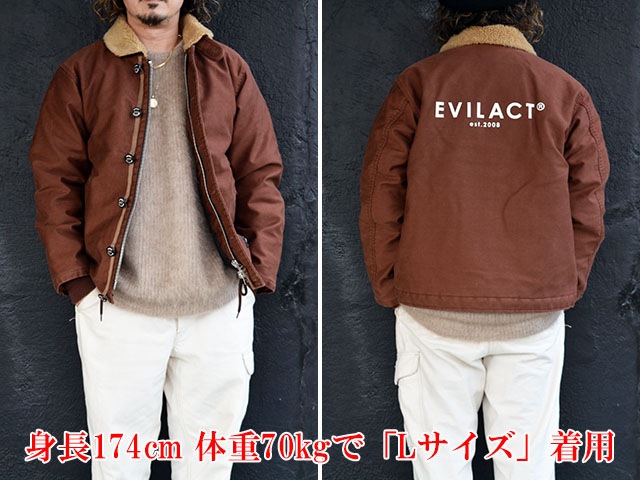 全3色【EVILACT/イーブルアクト】2025AW「MC Deck Jacket/MCデッキ