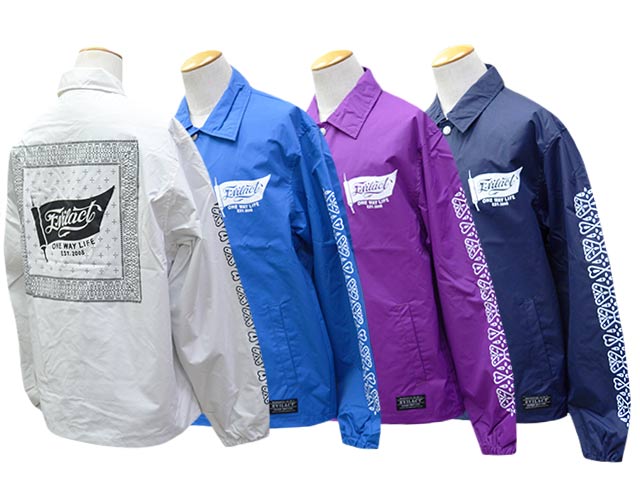 全4色【EVILACT/イーブルアクト】2026SS「BANDANA COACH JACKET