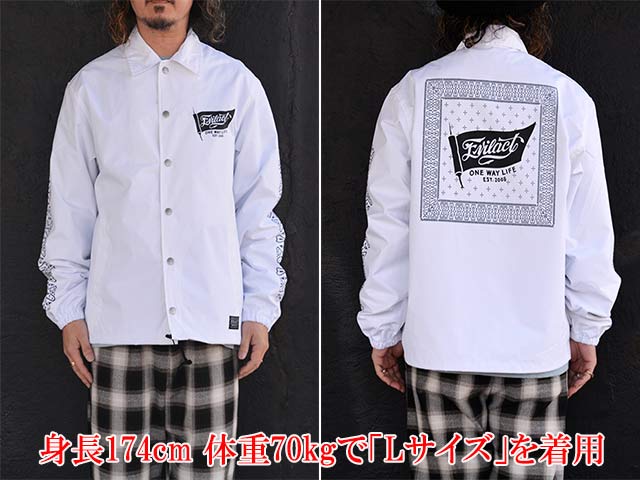 全4色【EVILACT/イーブルアクト】2026SS「BANDANA COACH JACKET