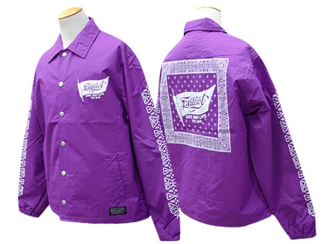 全4色【EVILACT/イーブルアクト】2026SS「BANDANA COACH JACKET