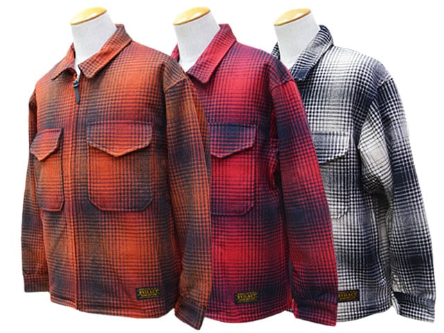 全3色【EVILACT/イーブルアクト】2025AW「Check Padded Jacket