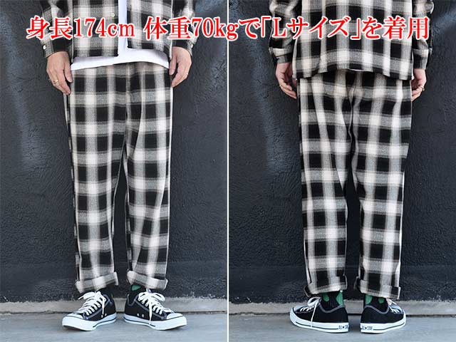 全3色【EVILACT/イーブルアクト】2026SS「CHECK 261 PANTS/チェック261