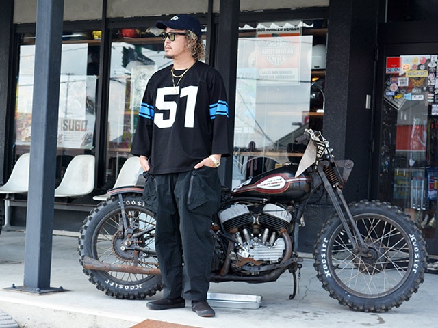 全3色【EVILACT/イーブルアクト】2026AW「51 FOOTBALL Q/S Tee/51