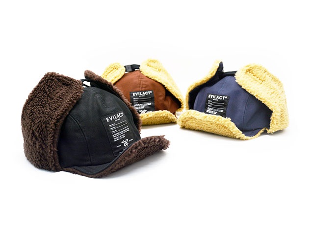 全3色【EVILACT/イーブルアクト】2025AW「Flight Cap/フライトキャップ