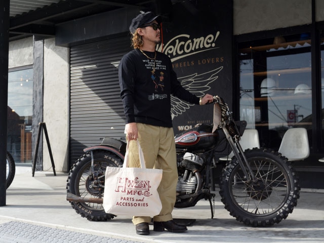 キャンバス　アート　Kunstrasen HWZN BROSS/ハウゼンブロス】「Canvas Big Tote Bag/キャンバスビッグ