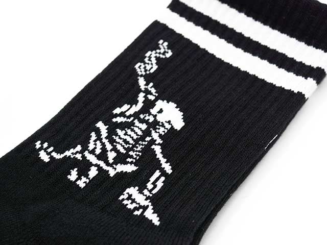 全2色【HWZN BROSS/ハウゼンブロス】2026SS「Skelton Army Middle Sox