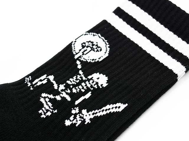 全2色【HWZN BROSS/ハウゼンブロス】2026SS「Skelton Army Middle Sox