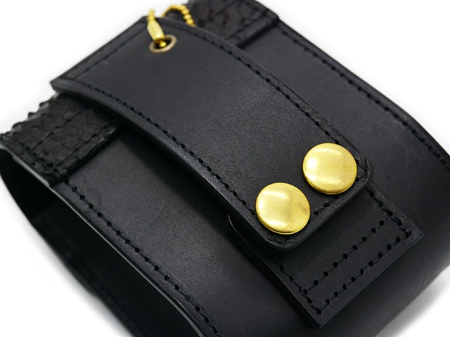 HWZN BROSS/ハウゼンブロス】「Diamond Python Leather Belt Pouch