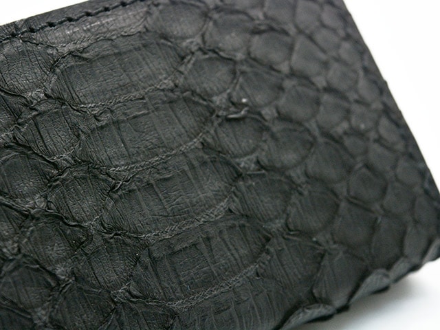 HWZN BROSS/ハウゼンブロス】「Pythone Leather Card Case/パイソン