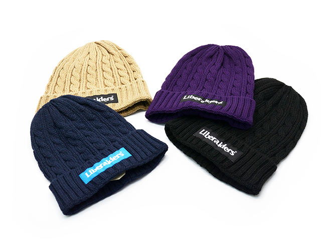 全4色【Liberaiders/リべレイダース】2025FW「Cable Knit Cap/ケーブル