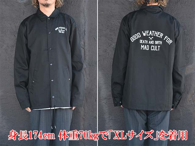 MAD CULT/マッドカルト】「GWDB T/C Coach Jacket/GWDB T/Cコーチ