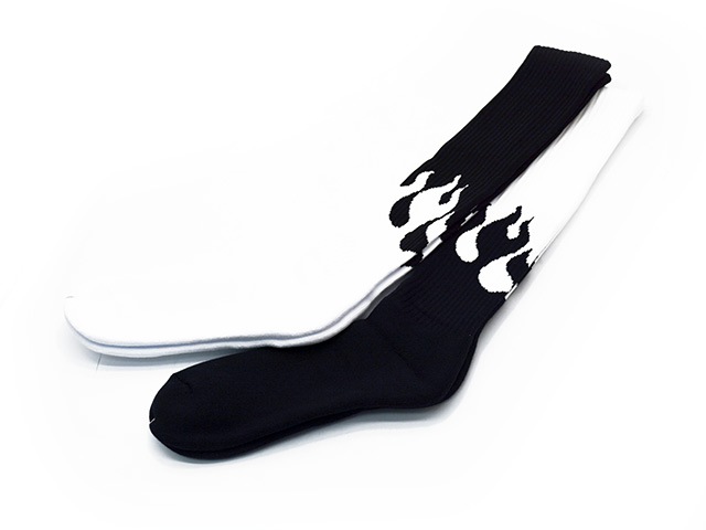 全2色【TONNY/トニー】「Long Length Pile Socks”Flames”/ロング