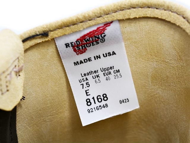 RED WING/レッドウイング】「9 inch Pecos/9インチペコス」(8168