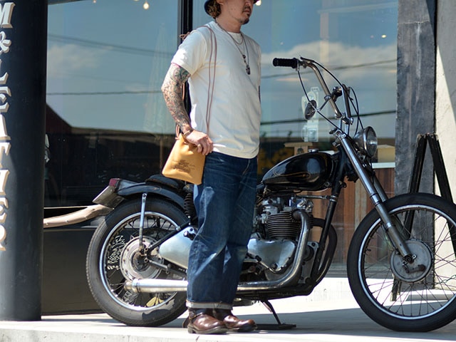 メタル The Rightbriger Of Sweden / 2nd BUZZ RICKSON'S/バズリクソンズ】「Cow Suede Purse/カウスウェード