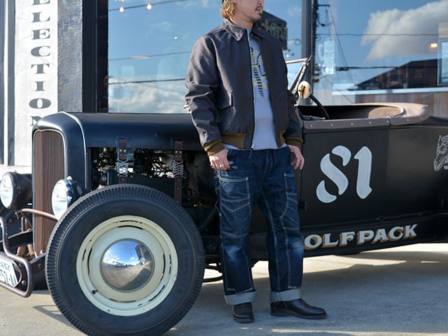 BUZZ RICKSON'S/バズリクソンズ】「JUNGLE CLOTH BLACK A-2/ジャングル