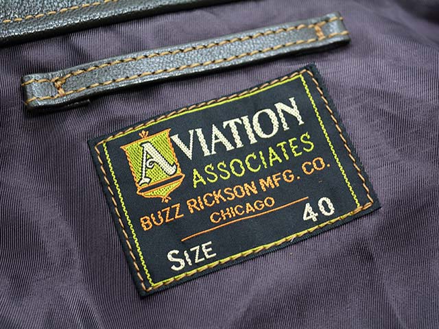 BUZZ RICKSON'S/バズリクソンズ】「AVIATION ASSOCIATES N-1 HORSE