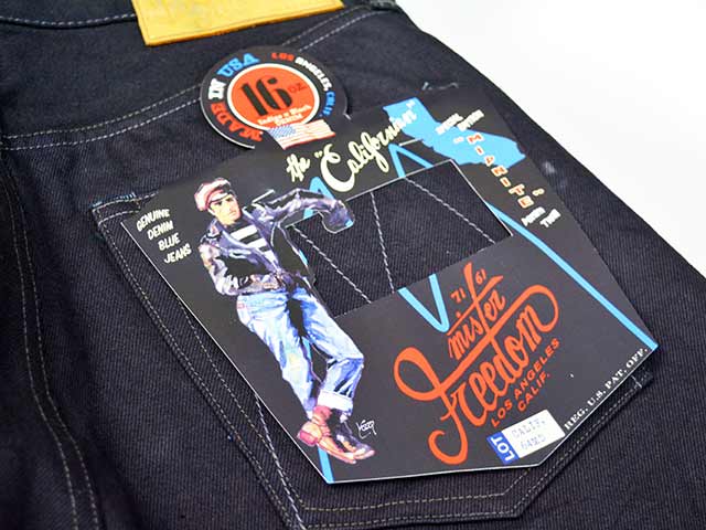 ⭐️最終価格⭐️プリーツプリーズインハードリームマダムT試着のみ極美品⭐️ MISTER FREEDOM/ミスターフリーダム】2025FW「16oz MIDNIGHT DENIM