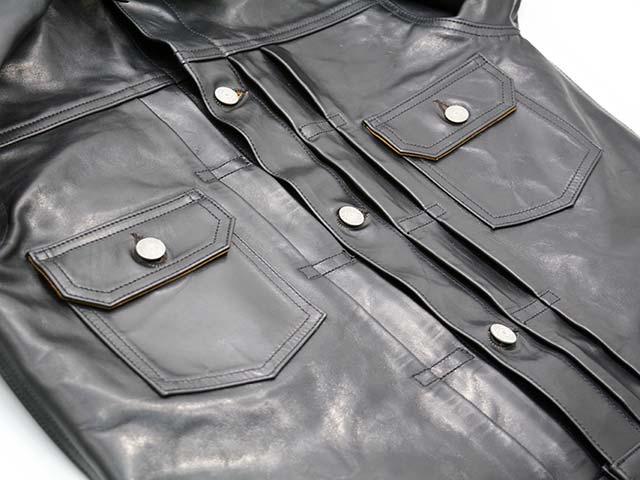 SUGAR CANE/シュガーケーン】2025AW「BLACK HORSEHIDE LEATHER JACKET