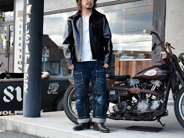 インディアンモーターサイクル　馬革　シングル　レザージャケット　ホースハイド インディアンモーターサイクル 馬革 シングル レザージャケット ホース