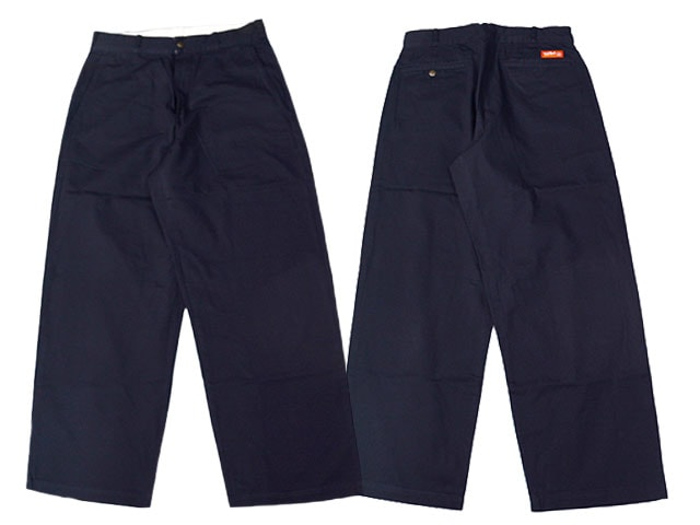 全2色【TUF-NUT/タフナッツ】「Cotton Twill Wide Work Trousers