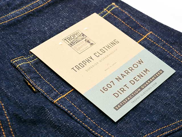 TROPHY CLOTHING/トロフィークロージング】「Narrow Dirt Denim/ナロー