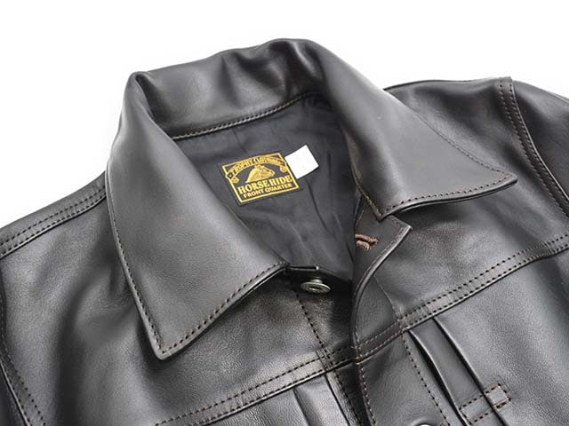 【TROPHY CLOTHING/トロフィークロージング】「Genuine Horsehide Button  Jacket/ジェニュインホースハイドボタンジャケット」(TR-YL23)-WOLF PACK