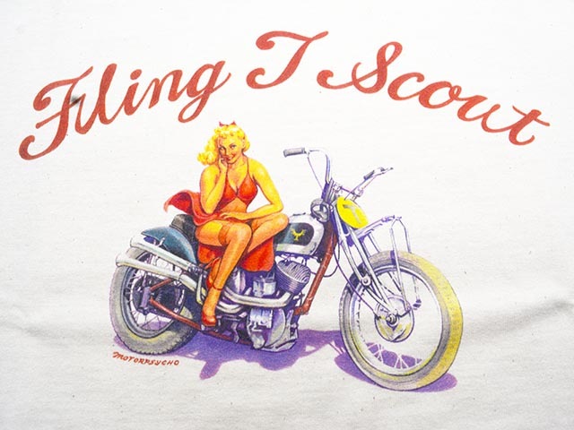 【TROPHY CLOTHING/トロフィークロージング】2023SS「Flying T Scout Overdye  Tee/フライングTスカウトオーバーダイTee」(TR23SS-213)(アメカジ/ハーレー/バイク/バイカー/東京インディアンズ/ホットロッド/WOLF 