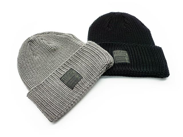 全2色【TROPHY CLOTHING/トロフィークロージング】2023SS「Monochrome Summer  Beanie/モノクロームサマービーニー」(TR23SS-704)(アメカジ/ハーレー/バイク/プレゼント/ホットロッド/インディアン/東京インディアンズ/WOLF 