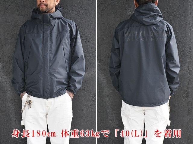 【TROPHY CLOTHING/トロフィークロージング】2024SS「Monochrome Level6 All Weather  Parka/モノクロームレベル6オールウェザーパーカー」(TR24SS-503)-WOLF PACK