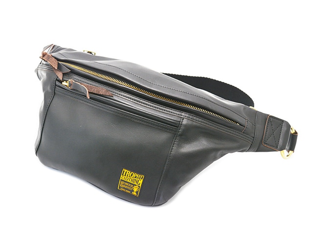 【TROPHY CLOTHING/トロフィークロージング】「Horsehide Day Trip  Bag/ホースハイドデイトリップバッグ」(TR-B18)-WOLF PACK