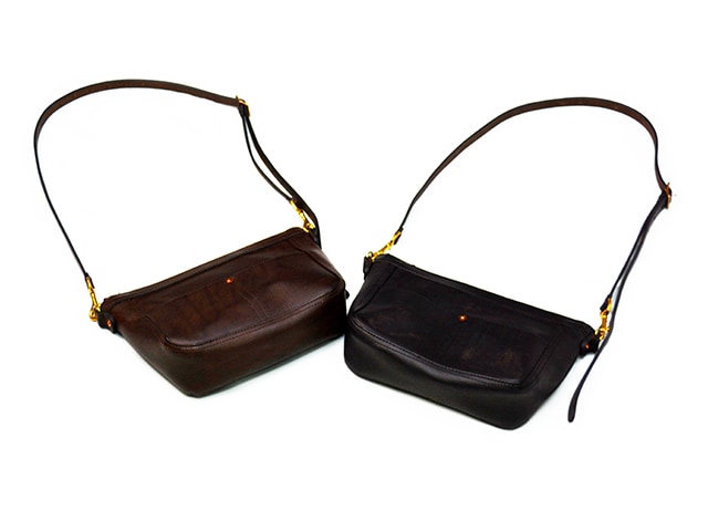 全2色【vasco/ヴァスコ】「Leather Telephone Shoulder Bag”Small