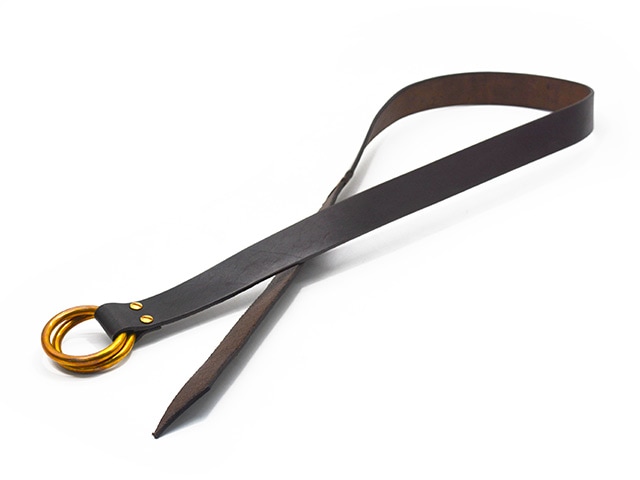 全2色【vasco/ヴァスコ】「Leather Ring Belt/レザーリングベルト」(VS