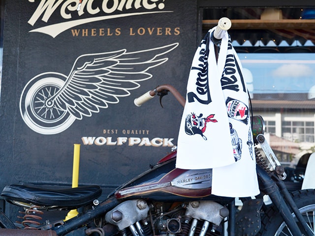 ZEMKE'S WHEELS WEAR/ゼムケズホイールズウエア】「Muffler Towel