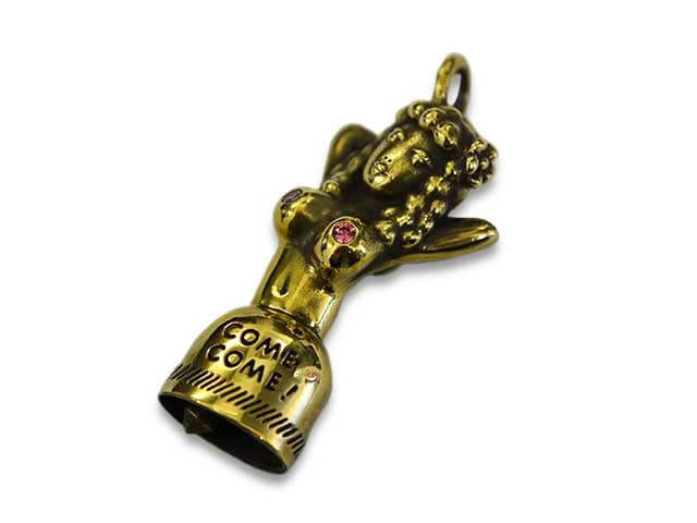 【Peanuts&Co/ピーナッツカンパニー】「COME COME BELL Pendant Top/カムカムベルペンダントトップ」(Brass),  (ピーナッツアンドコー/アクセサリー/アメカジ/ホットロッド/ハーレー/WOLF PACK/ウルフパック)-WOLF PACK