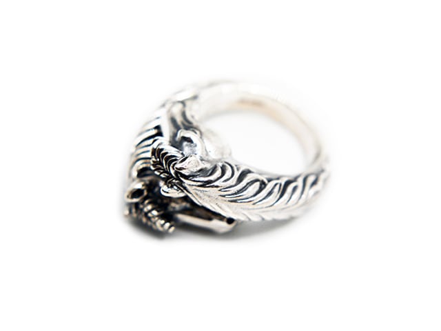 Peanuts&Co/ピーナッツカンパニー】「Two Face Horse Ring/トゥー