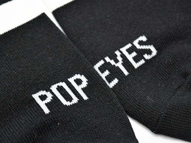 3色セット【POP EYES/ポップアイズ】「Crazy Border Sox/クレイジー