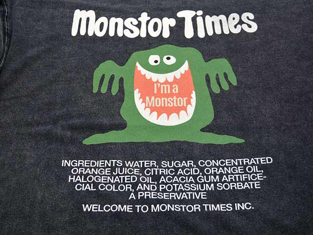 全2色【MONSTOR TIMES/モンストアタイムズ】2025AW「I'm a MONSTOR L/S