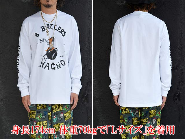 POP EYES/ポップアイズ】2025AW「Prison Art 8 BALLERS L/S Tee