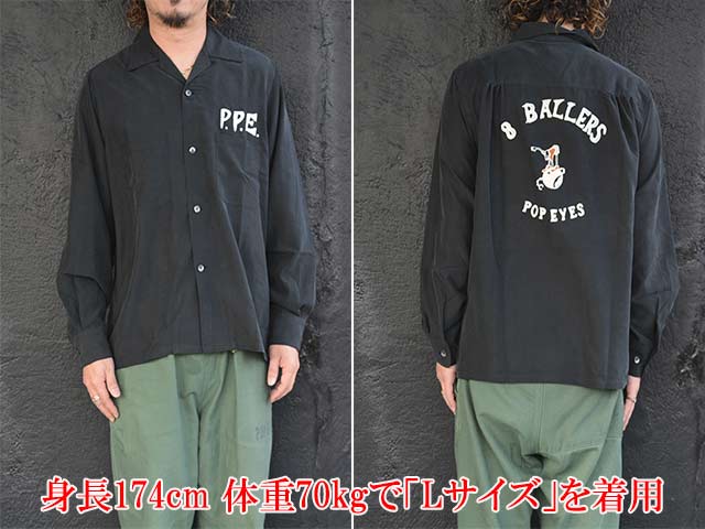 POP EYES/ポップアイズ】2025AW「8 BALLERS L/S Shirt/エイト