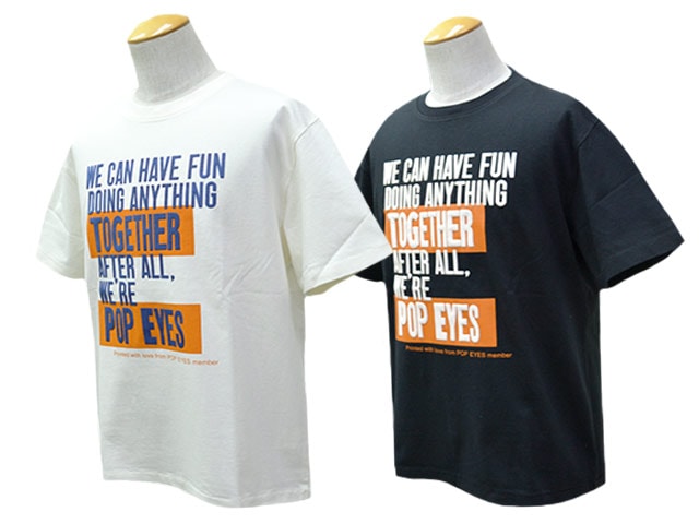 全2色【POP EYES/ポップアイズ】2026SS「TOGETHER S/S Tee/トゥゲザー