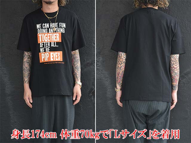 全2色【POP EYES/ポップアイズ】2026SS「TOGETHER S/S Tee/トゥゲザー