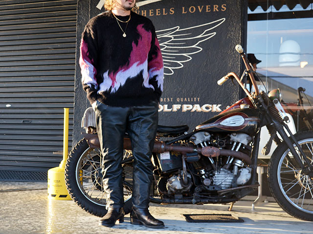 全2色【RED TAiL/レッドテイル】2025AW「DEViL'S MC Sweater/デビルズ