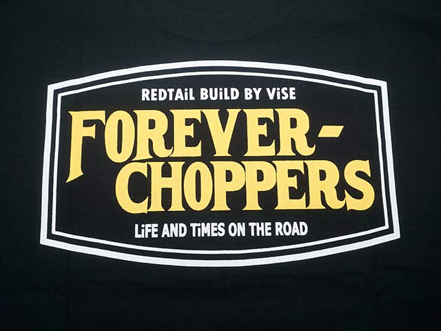 全2色【RED TAiL/レッドテイル】2023SS「Forever Choppers S/S  Tee/フォーエバーチョッパーズショートスリーブTee」(RKK-413)(Vise/バイス/名古屋/ハーレー/バイカー/ホイールズアパレル/アメカジ/ホットロッド/WOLF 