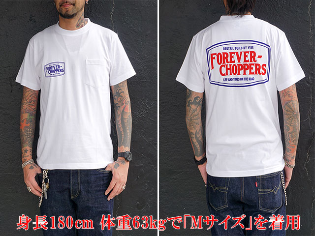 全2色【RED TAiL/レッドテイル】2023SS「Forever Choppers S/S Tee