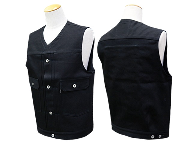 REDTAIL ベスト レッドテイル クロス デニム ベスト 5th ブルー RED TAiL Cross Denim