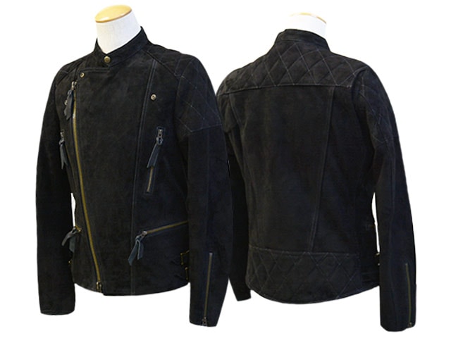 SKULL FLIGHT/スカルフライト】2023AW「Roughout Goatskin Semi Double ...